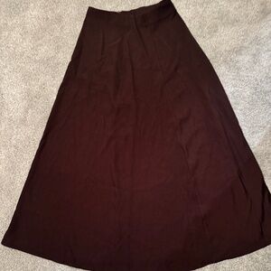 Cider Dark Brown A-Line Skirt